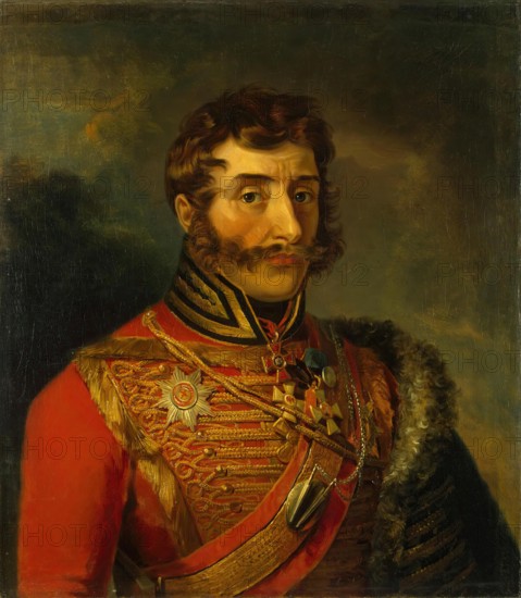 Portrait of Ivan S. Dorokhov (1762-1815), 1822. Creators: George Dawe, Workshop of George Dawe.