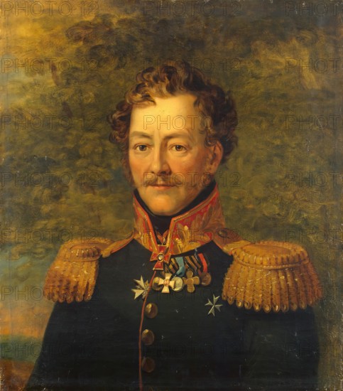 Portrait of Ivan V. Argamakov (1763-1834) (1st), 1824. Creators: George Dawe, Workshop of George Dawe.