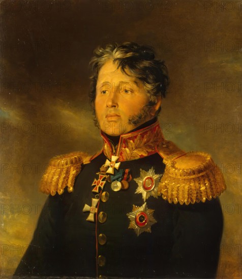 Portrait of Ivan V. Sabaneyev (1770/72-1829), 1823. Creators: George Dawe, Workshop of George Dawe.