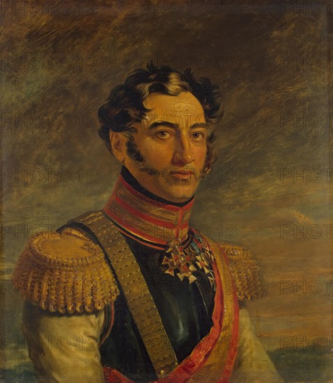 Portrait of Mikhail A. Arsenyev (1779-1838), 1825. Creators: George Dawe, Workshop of George Dawe.