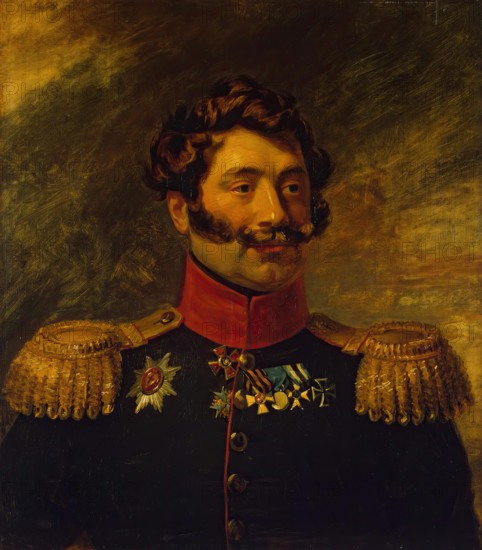 Portrait of Stepan A. Khilkov (1785-1854), 1822. Creators: George Dawe, Workshop of George Dawe.