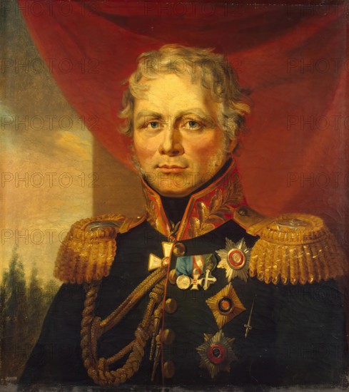 Portrait of Ferdinand Vintsingerode (1770-1818), 1822. Creators: George Dawe, Workshop of George Dawe.