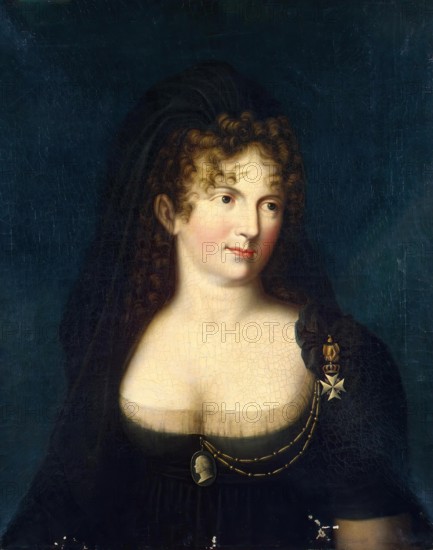 Portrait of Empress Maria Feodorovna, Wife of Emperor Paul I, 1825. Creator: Gerhard von Kügelgen.
