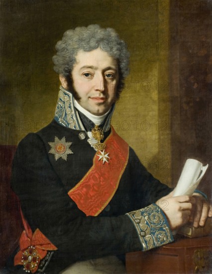 Portrait of Alexey Dolgorukov, 1811 Creator: Vladimir Borovikovsky.