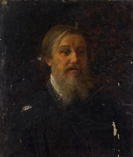 Portrait of an Unknown Man, 1881. Creator: Johann Köler.