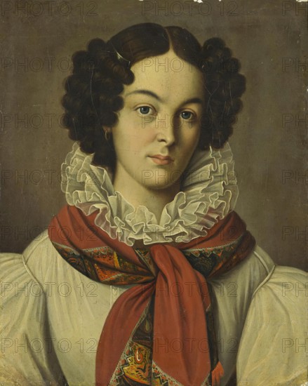 Portrait of Camilla Ivasheva, 1831. Creator: Nikita Kozlov.
