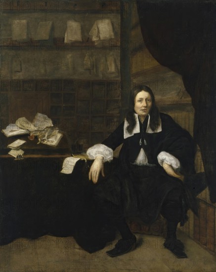 Portrait of a Notary, 1670. Creator: Michiel van Musscher.