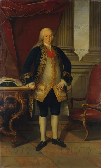 Portrait of Pedro, Prince of Brazil (1717-1786), 1773. Creator: Miguel Antonio do Amaral.