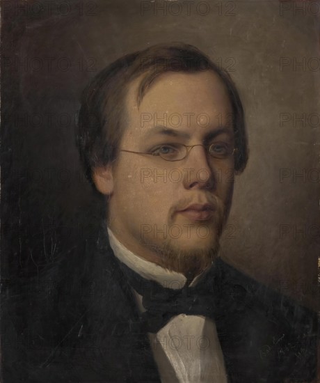 Sergey Petrovich Botkin, 1862. Creator: Mikhail Botkin.