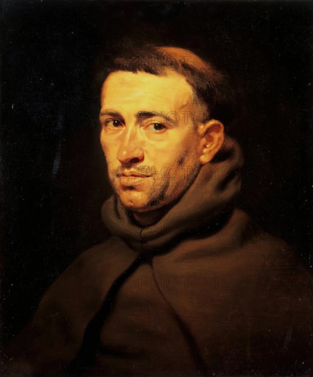 Head of a Franciscan Monk, 1615. Creator: Peter Paul Rubens.