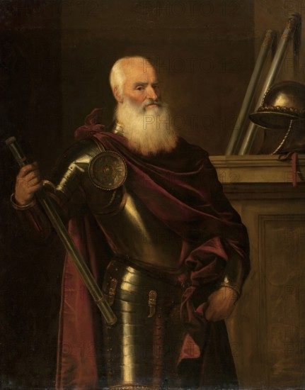Portrait of Admiral Vincenzo Capello, 1575. Creator: Workshop of Titian.