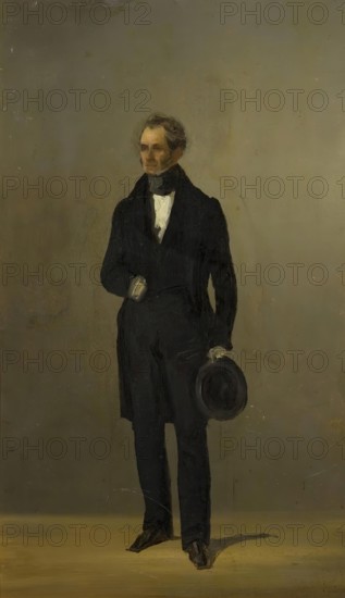 Portrait of F.I. Labensky, Chief of the 2nd Department of the Imperial Hermitage, 1850. Creator: Unknown.