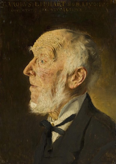 Portrait of Karl Liphart, 1895. Creator: Ernst von Liphart.