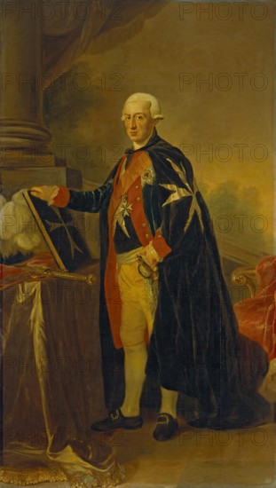 Portrait of Prince Augustus Ferdinand of Prussia, 1773. Creator: Anna Dorothea Therbusch.
