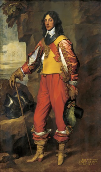 Portrait of Sir Thomas Wharton (1615-1684), 1639. Creator: Anthony van Dyck.