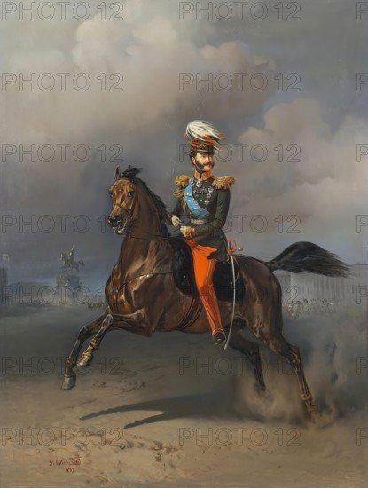 Portrait of Count Vladimir Fyodorovich Adlerberg, 1859. Creator: Bogdan Willewalde.