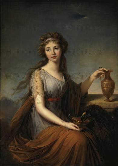 Portrait of Anna Pitt as Hebe, 1792. Creator: Elisabeth Louise Vigee-LeBrun.