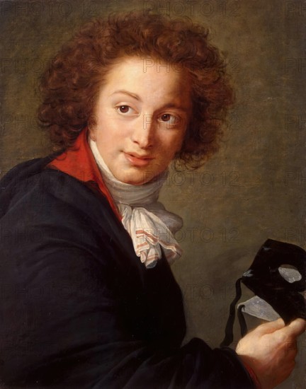 Portrait of Count Grigory Chernyshev with a Mask in His Hand, 1793. Creator: Elisabeth Louise Vigee-LeBrun.