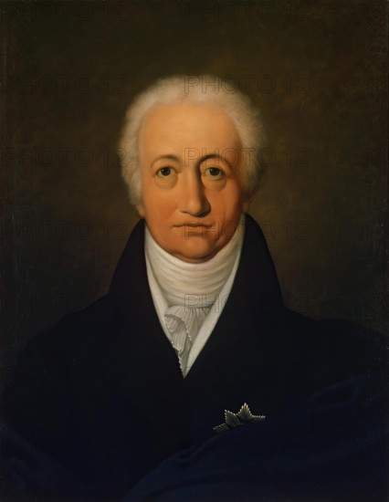 Portrait of Johann Wolfgang Goethe, 1818. Creator: Ferdinand Jagemann.