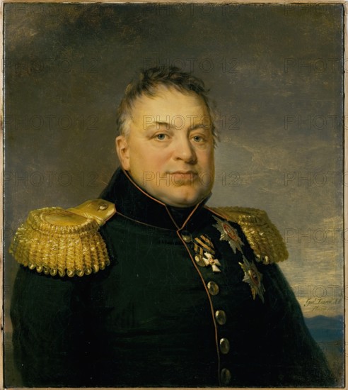 Portrait of Piotr Meller-Zakomelsky (1755-1823), 1823. Creator: George Dawe.
