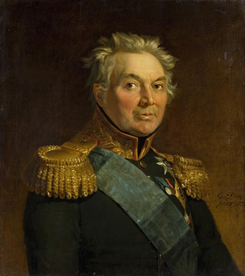 Portrait of Fabian Gottlieb von der Osten-Sacken (1752-1837), 1822. Creator: George Dawe.