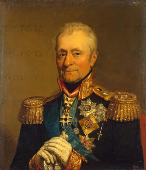 Portrait of Leonty L. Bennigsen (Levin) (1745-1826), 1822. Creator: George Dawe.