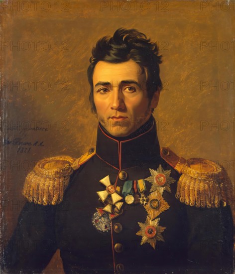 Portrait of Pyotr M. Kaptsevich (1772-1840), 1821. Creator: George Dawe.