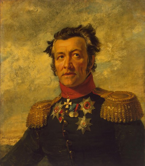 Portrait of Grigory M. Berg (1765-1833 or 1838) (1st), 1822. Creator: George Dawe.