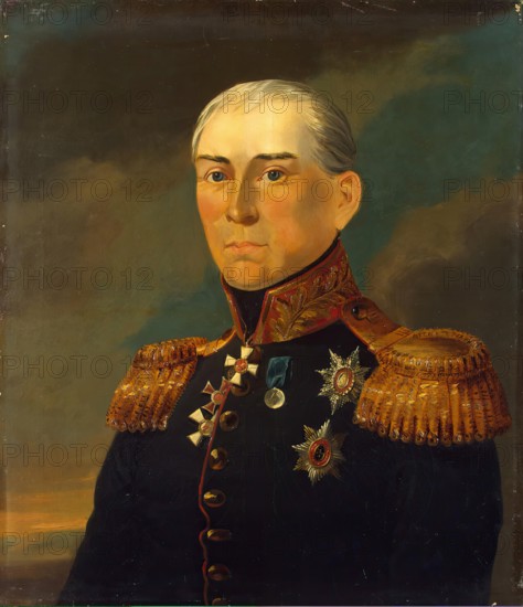 Portrait of Dmitry I. Pyshnitsky (1764-1844), 1833. Creator: George Dawe.