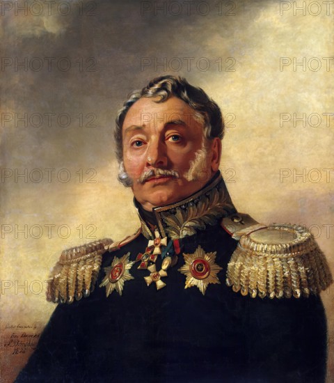 Portrait of Alexey V. Ilovaisky (1767-1842) (1st), 1825. Creator: George Dawe.