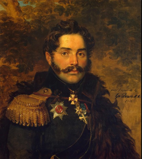 Portrait of Alexander F. Shcherbatov (1773-1817), 1826. Creator: George Dawe.