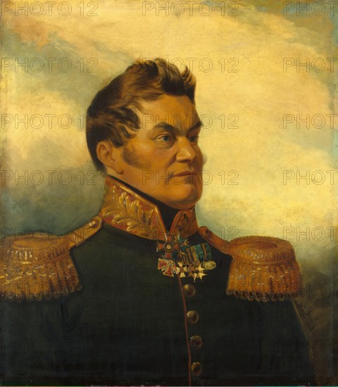 Portrait of Andrey V. Bogdanovsky (1780-1864), 1832. Creator: George Dawe.