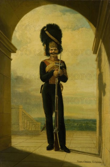 Portrait of Yegor Getgort (Etgort) (1788-1857), 1828. Creator: George Dawe.