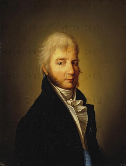 Portrait of Prince Sergei Golitsyn, 1805. Creator: Giovanni Battista Ortolani Damon.