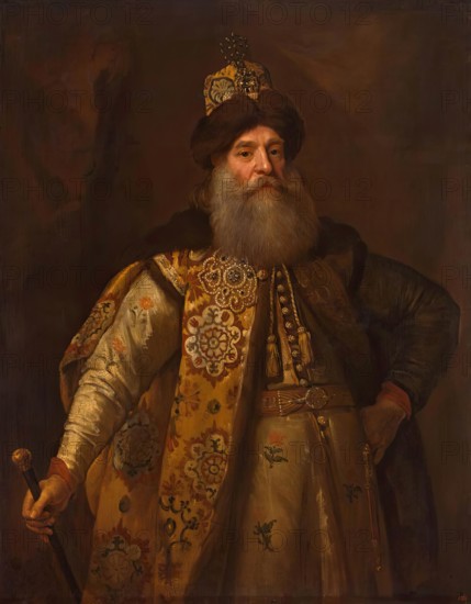 Portrait of Piotr Potyomkin (1617-1700), 1682. Creator: Sir Godfrey Kneller.