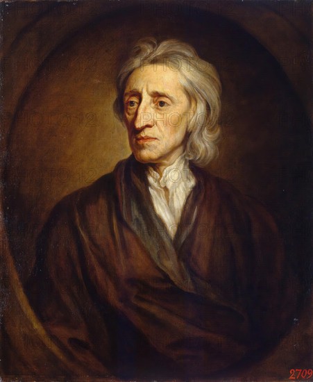 Portrait of John Locke, 1697. Creator: Sir Godfrey Kneller.
