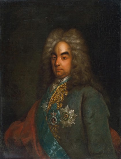 Portrait of Pyotr Andreyevich Tolstoi, President of Collegium of Commerce, 1715. Creator: Gottfried Danhauer.