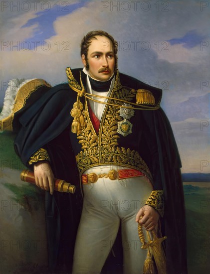 Portrait of Eugene de Beauharnais, 1831. Creator: Johann Heinrich Richter.