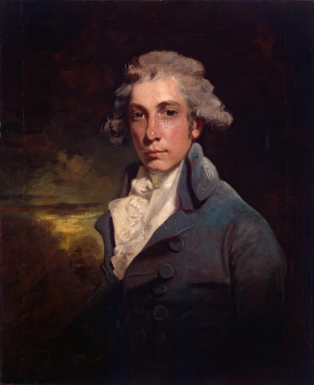 Portrait of Richard Brinsley Sheridan (1751-1816), 1790. Creator: John Hoppner.