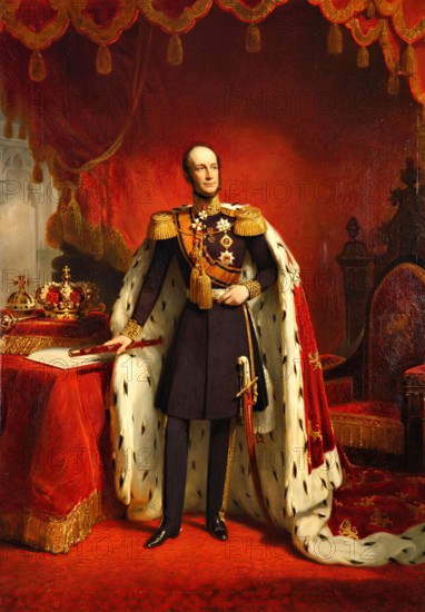 Portrait of William II of Orange, King of the Netherlands, 1849. Creator: Nicolaas Pieneman.