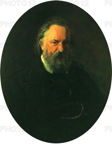 Portrait of Alexander Herzen, 1867. Creator: Nikolay Ge.