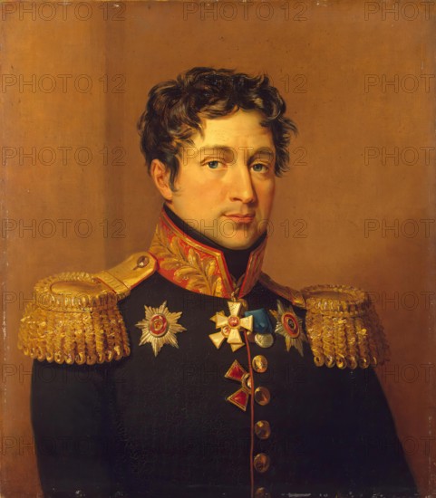 Portrait of Zakhar D. Olsufyev (1773-1835) (1st), 1823. Creator: Workshop of George Dawe.