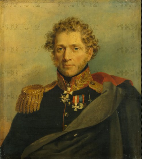 Portrait of Ludwig Wallmoden (1769-1862), 1823. Creator: Workshop of George Dawe.