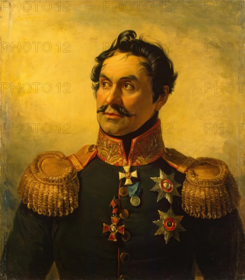 Portrait of Yefim I. Chaplits (1768-1825), 1822. Creator: Workshop of George Dawe.