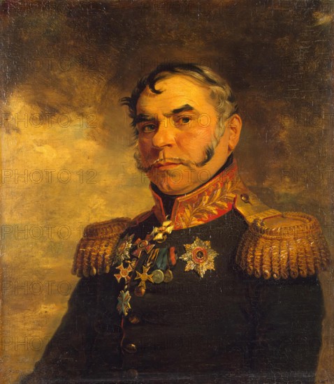 Portrait of Grigory I. Lisanevich (1756-1832), 1822. Creator: Workshop of George Dawe.