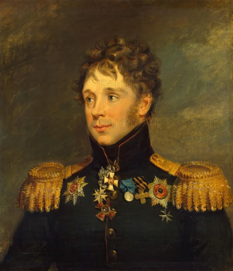 Portrait of Dmitry P. Rezvy (1762-1823), 1822. Creator: Workshop of George Dawe.