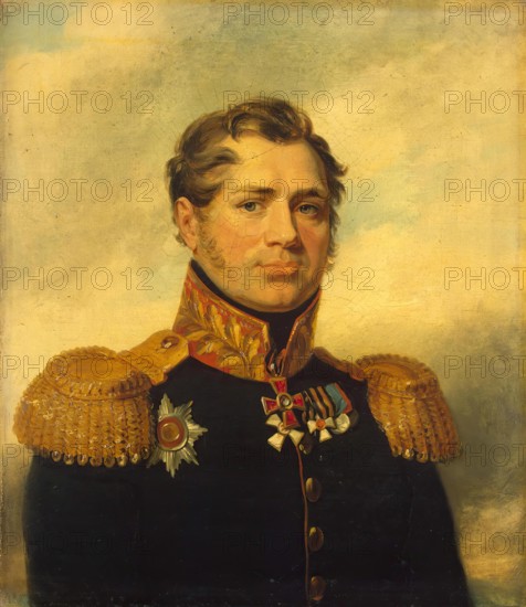Portrait of Ignaty P. Rossiy (1765-1814), 1824. Creator: Workshop of George Dawe.