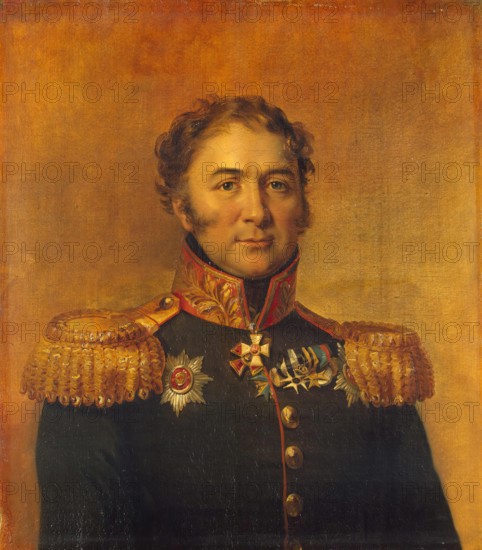 Portrait of Nikolai V. Dekhteryov (1775-1831), 1822. Creator: Workshop of George Dawe.