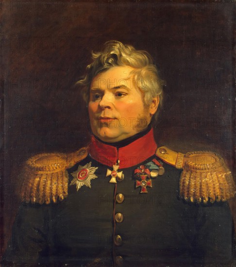 Portrait of Alexey Yu. Gamin (Hamen) (1773-1829), 1822. Creator: Workshop of George Dawe.