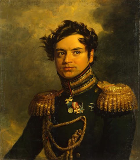 Portrait of Yakov A. Potyomkin (1781-1831), 1822. Creator: Workshop of George Dawe.